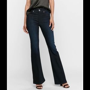 Express High Rise Slim Flare Jeans Sz 10R